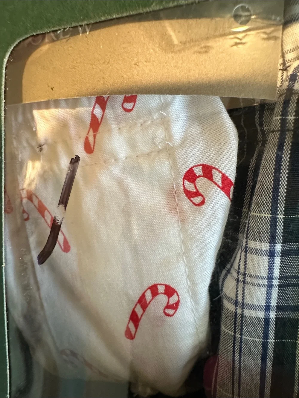 J. Crew Men's Woven Boxer Shorts 3-Pack — candy canes and Santa dogs